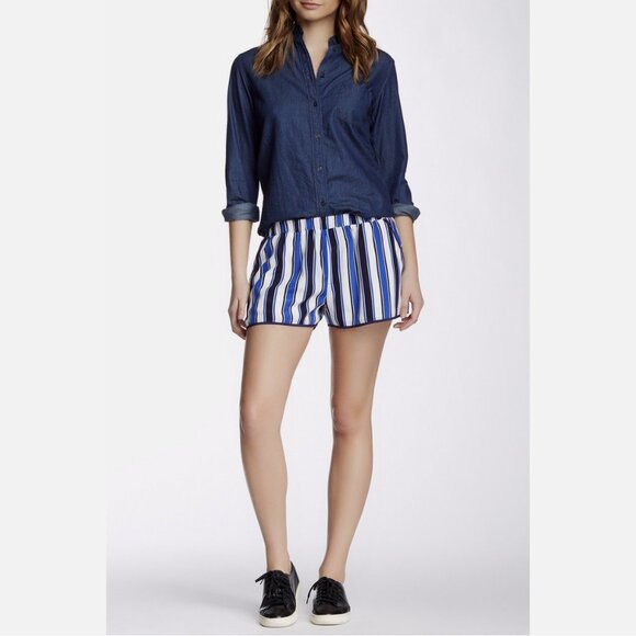 PJK Patterson J Kincaid Robyn Silk Shorts in Eclipse